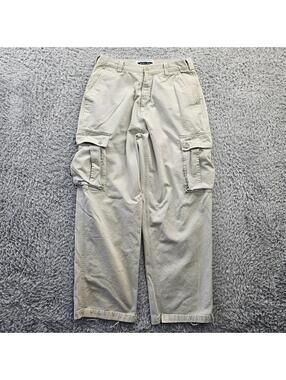 Vintage Y2K Anchor Blue Wide Leg Cargo Pants 32x32 (Fits 30x29) Skater *Flaws